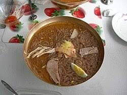 Okryu's signature dish, cold noodles.